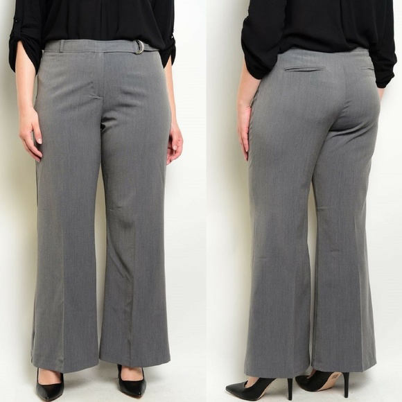 Have Pants - Charcoal Wide Leg Pants {Have}